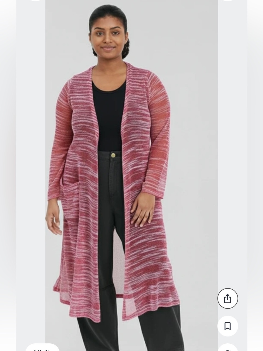 LuLaRoe Coral Pink Marled Cardigan
